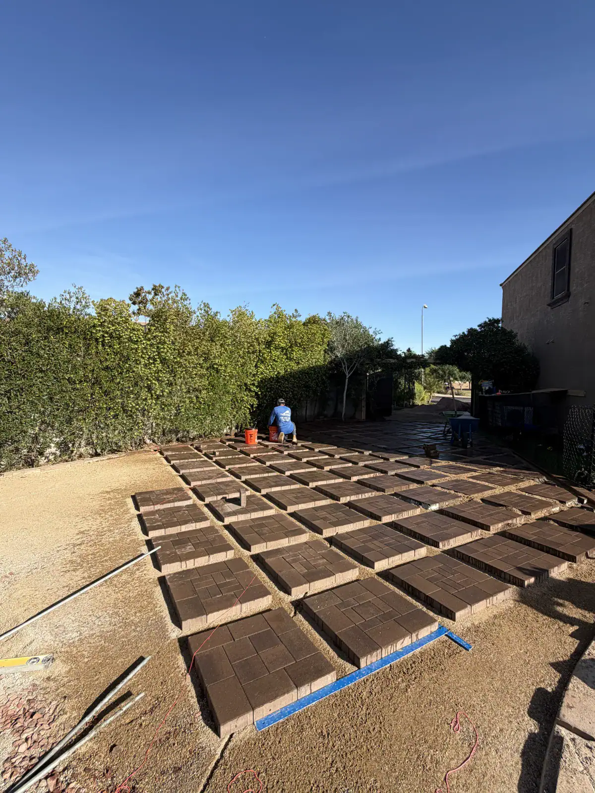 Paver layout